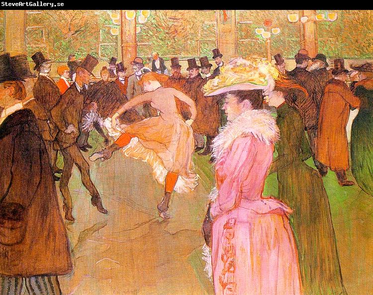  Henri  Toulouse-Lautrec Training of the New Girls by Valentin at the Moulin Rouge
